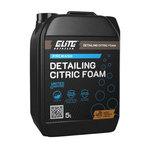 Elite Detailer Detailing Citric Foam 5l - Wysoce skoncentrowana piana aktywna o lekko kwaśnym odczynie i zapachu owoców tropikalnych
