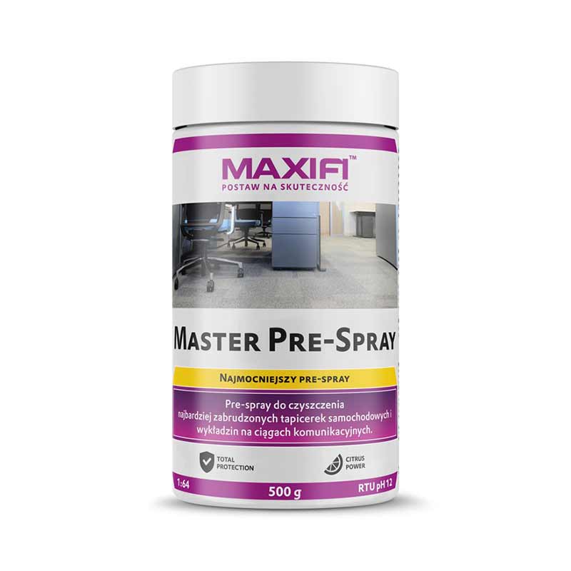 Maxifi Master Prespray 500g - prespray do prania tapicerki materiałowej