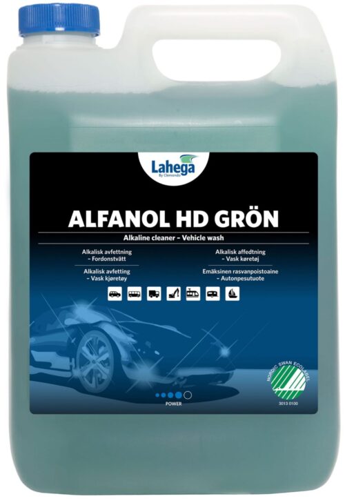 Lahega Alfanol HD Green 5l - produkt zasadowy do mycia wstępnego