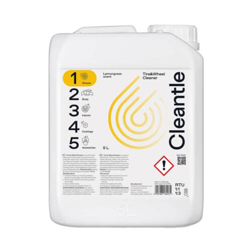 Cleantle Tire&Wheel Cleaner 5L Lemongrass Scent - produkt do czyszczenia opon i felg