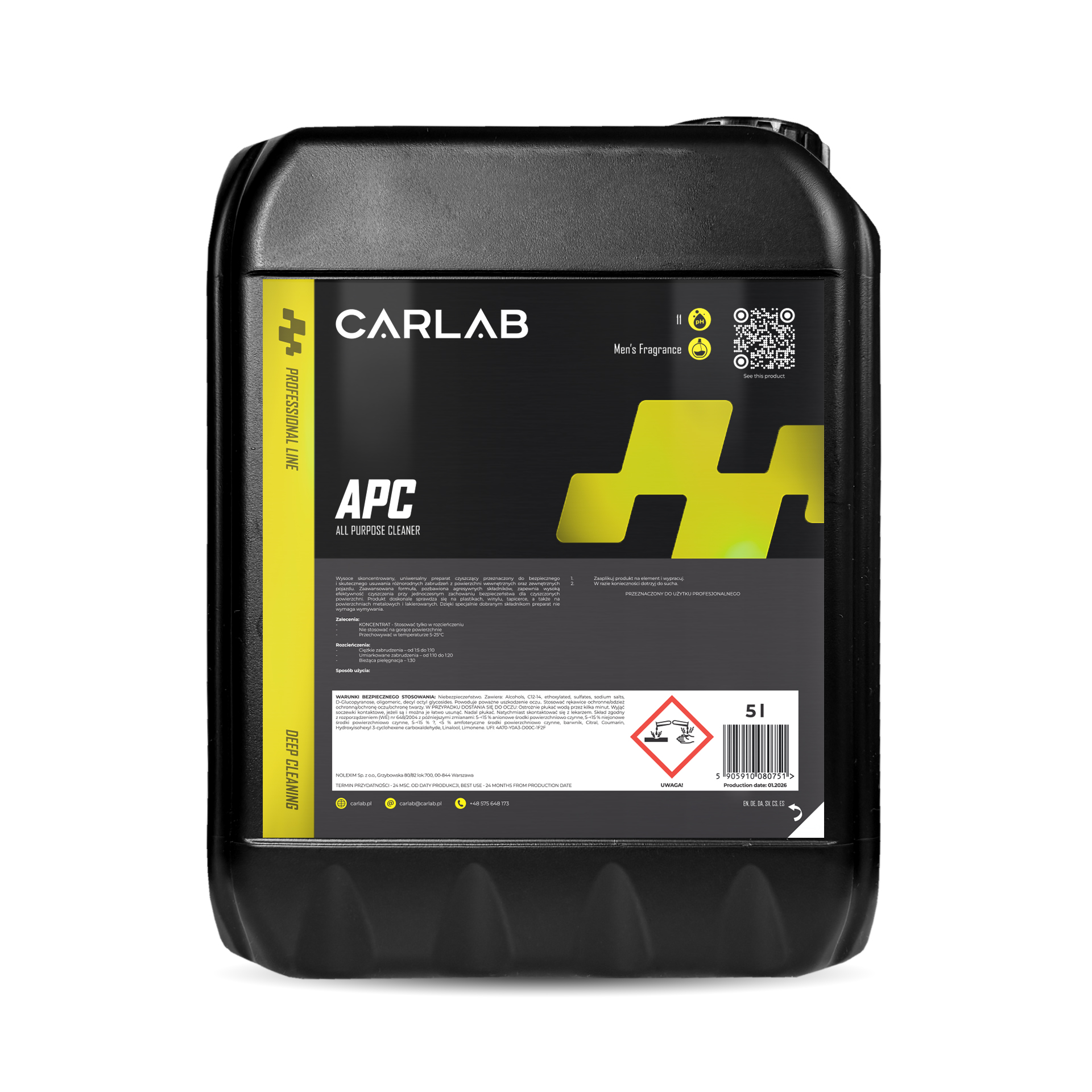 CARLAB APC 5L - uniwersalny preparat czyszczący