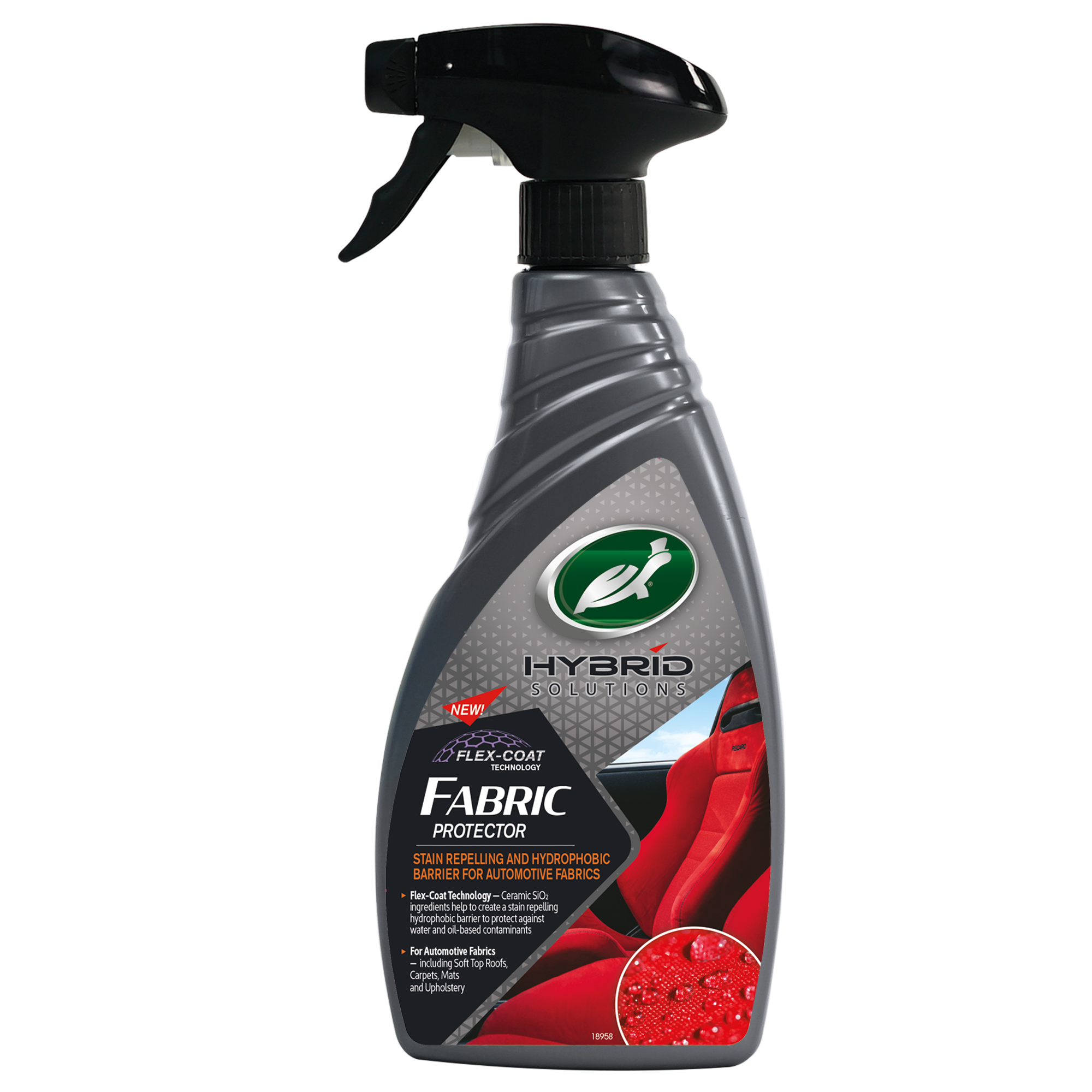 Turtle Wax Hybrid Solutions Fabric Protector - preparat do zabezpieczenia tapicerki materiałowej z SiO2 500ml