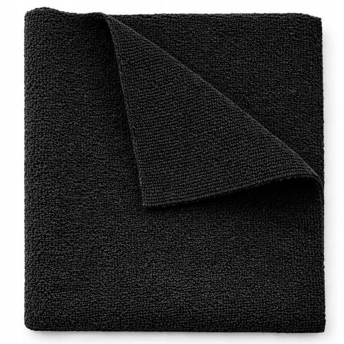 DjD FALCON Black 40x40 360gsm – profesjonalna mikrofibra do docierania powłok, past, wosków