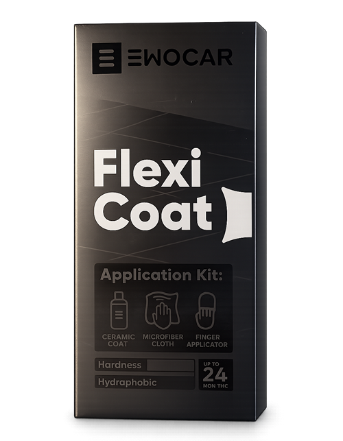 Ewocar FlexiCoat 30ml zestaw - powłoka do gumy oraz plastiku