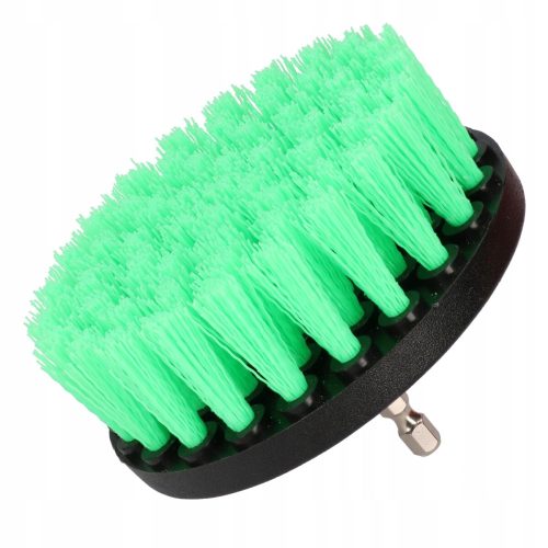Italko szczotka do czyszczenia tapicerki na wkrętarkę 100/25 zielona