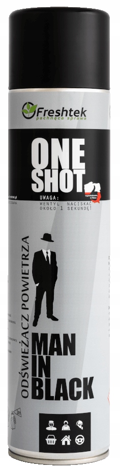 Freshtek One Shot Man in Black 600ml