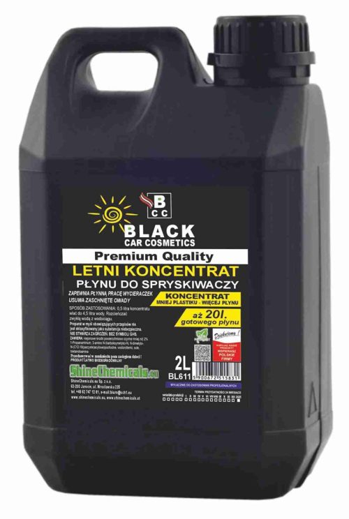 Shine Chemicals 2l – koncentrat  letni koncentrat do spryskiwaczy