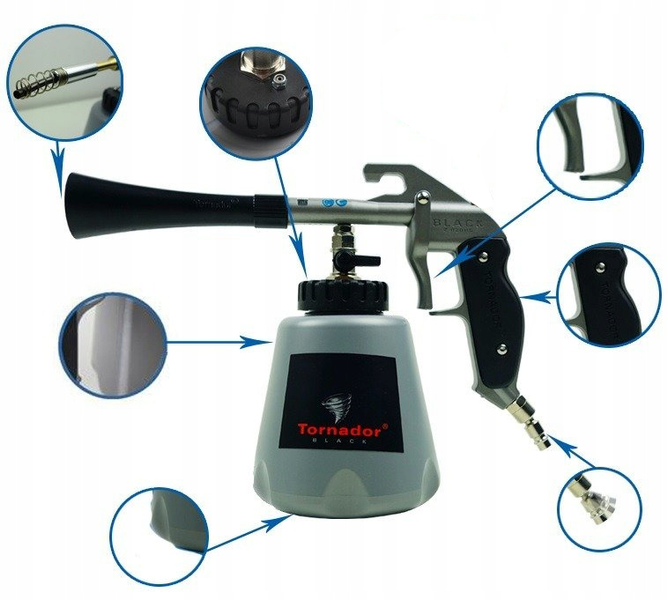 oryginalny tornador black z-020rs impulsowy pistolet piorący /czyszczący 602420 - obrazek 2