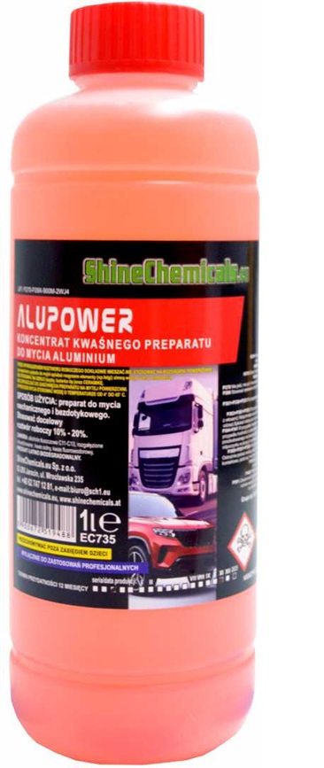 Shine Chemicals Alu POWER 1l - kwas do felg, koncentrat