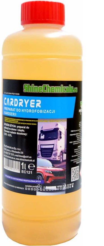 Shine Chemicals CAR DRYER 1l – preparat do hydrofobizacji i wspomagania osuszania
