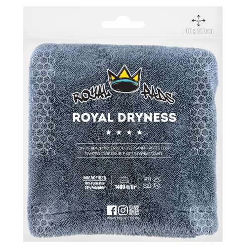 royal dryness 1400 gsm 40×40 cm – profesjonalny ręcznik do osuszania samochodu