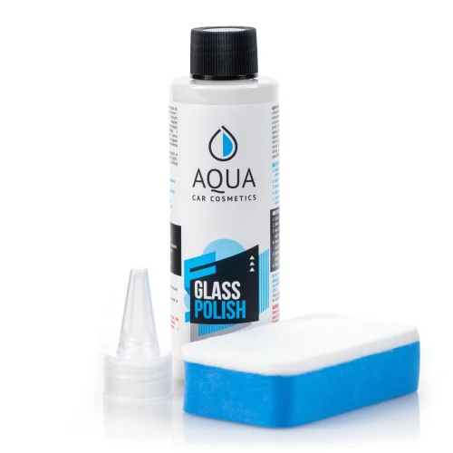 aqua glass polish 150 ml – mleczko do polerowania szyb + aplikator