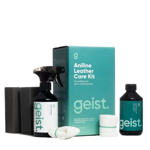 Geist Zestaw do pielęgnacji skóry samochodowej anilinowej i semianilinowej – Aniline Leather Care Kit